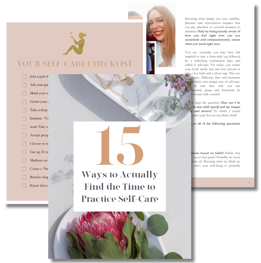 15 ways to actually practice self-care